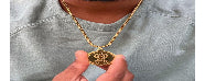 Gold Plated Hanuman Locket With Chain