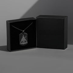 Mahadev Jyotirling Tag Stainless Steel Chain Locket For Men